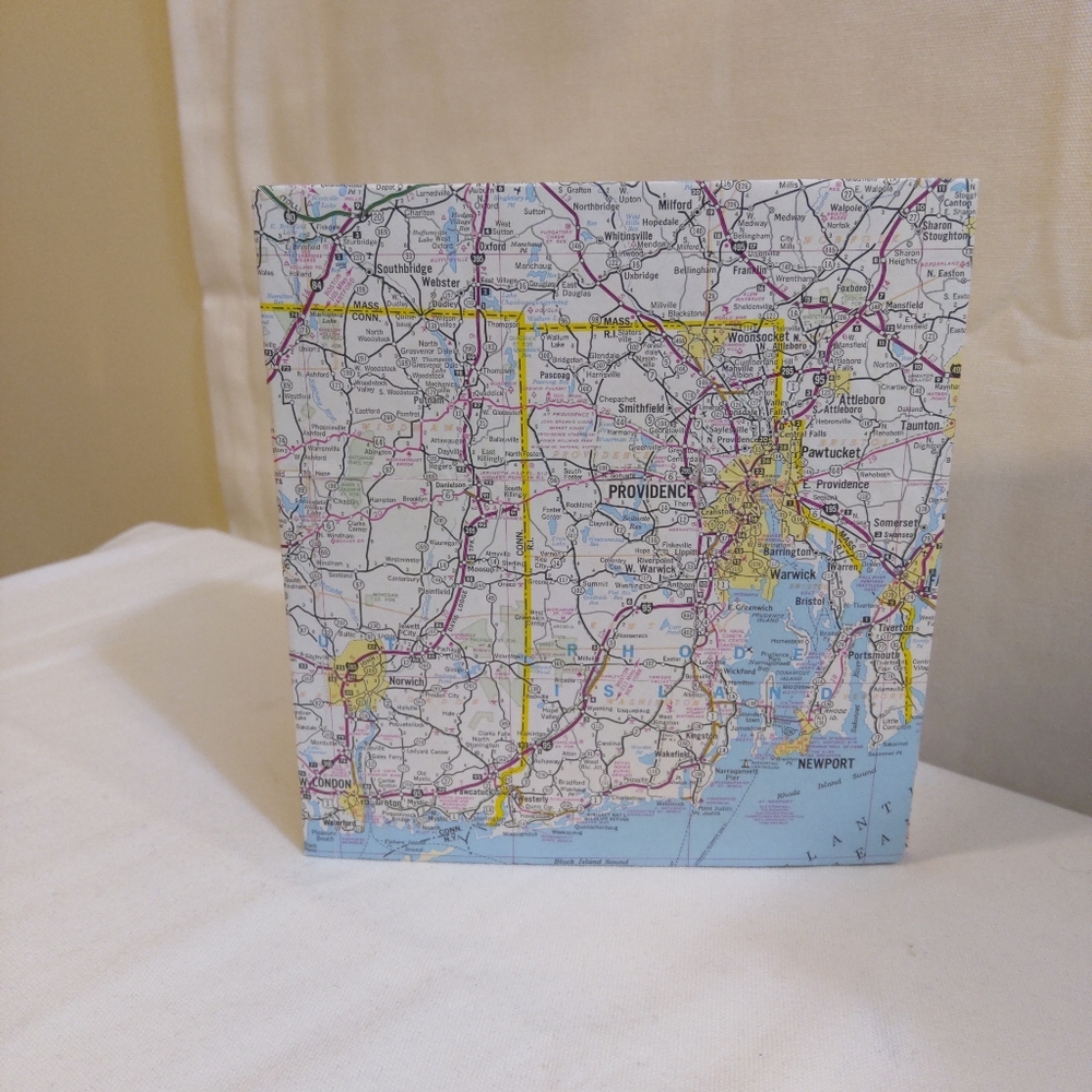 Travel the US, theme handmade Photo Album. 6.25x7x3